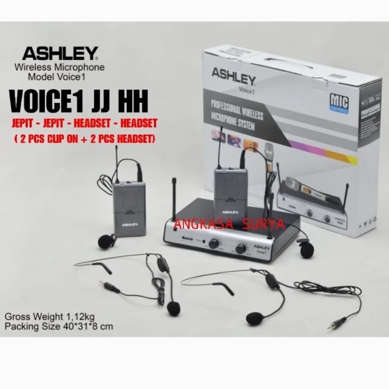 Ashley Voice1 Professional Wireless Microphone System 2