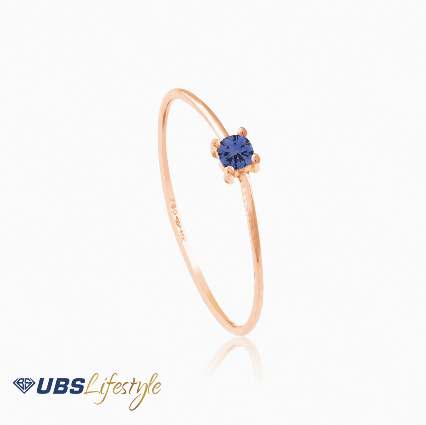 UBS Gold Cincin Emas Birthstone