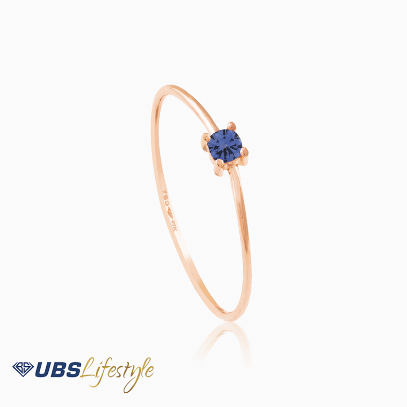 Cincin Emas Birthstone 4