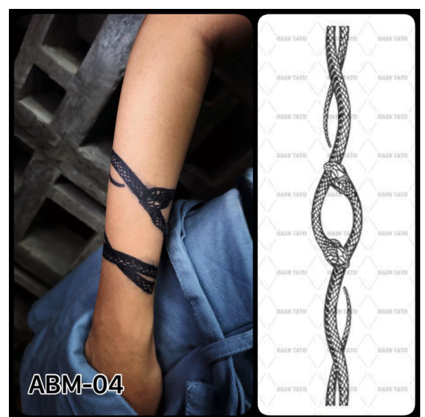  Tato Temporer Semi Permanent Seri New AB-ARMBAND