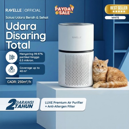 Ravelle Luxe Air Purifier HEPA13 + Anti-Allergen 2