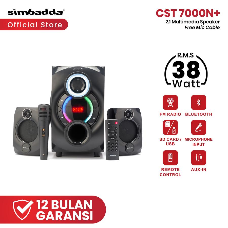 Simbadda Group Simbadda® 2.1 Multimedia Speaker  CST 7000N+