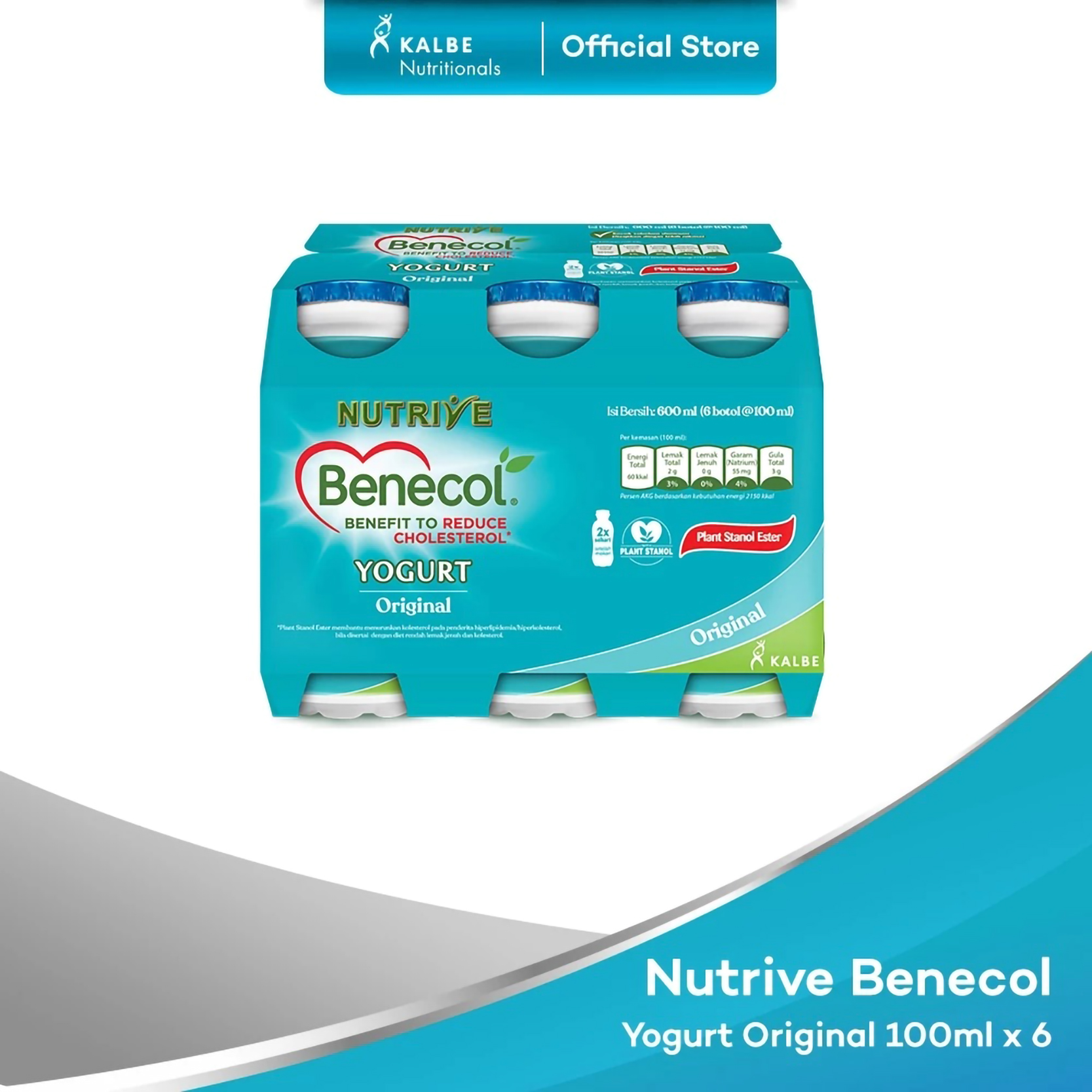 Nutrive Benecol Yoghurt Original 2