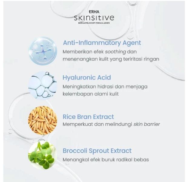 ERHA Clinic Indonesia Skinsitive DF Ultracalm Sheet Mask