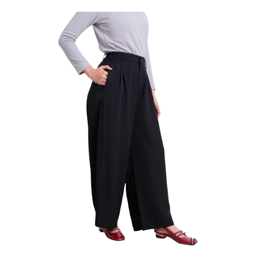 COTTON INSTYLE Klara Celana Kulot Black 1