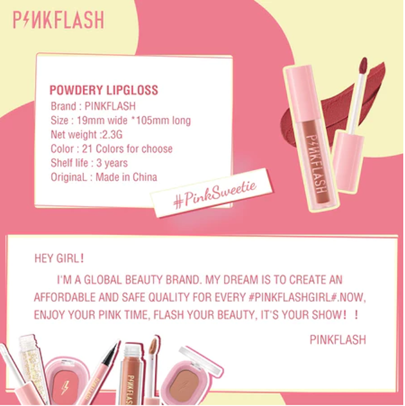PinkSweetie Fuzzy-Soft Velvet Matte Lip Clay 4