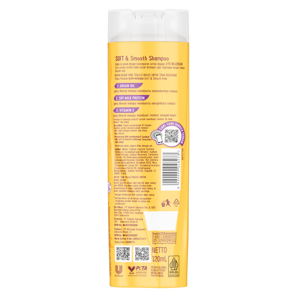Unilever Indonesia Sunsilk Soft & Smooth Activ-Infusion Shampoo