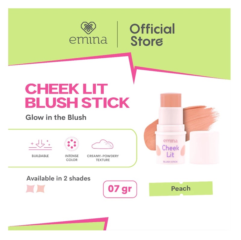 Cheek Lit Blush Stick Peach 2