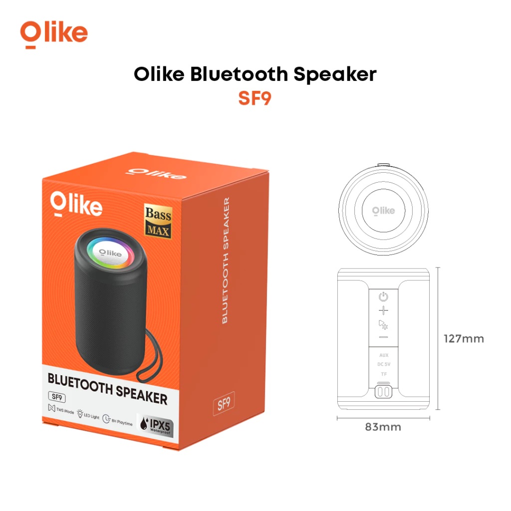 Oase Teknologi Asia Olike Mini Bluetooth Speaker SF9