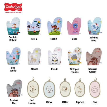 Dialogue Baby Waslap Tangan Animalia 4