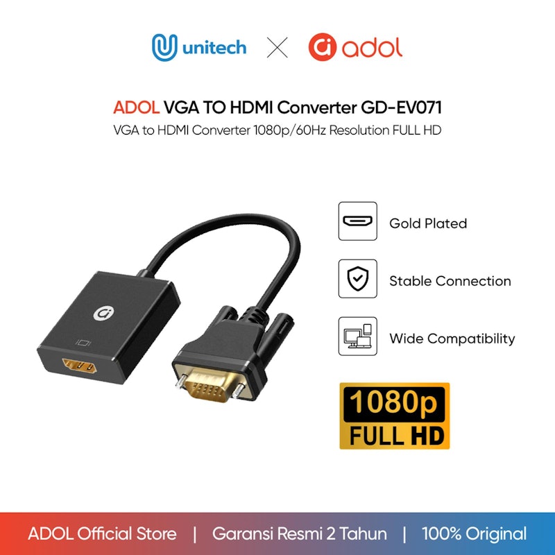 Adol VGA to HDMI Converter 5