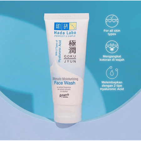 Rohto Laboratories Indonesia  Hada Labo Gokujyun Ultimate Moisturizing Face Wash