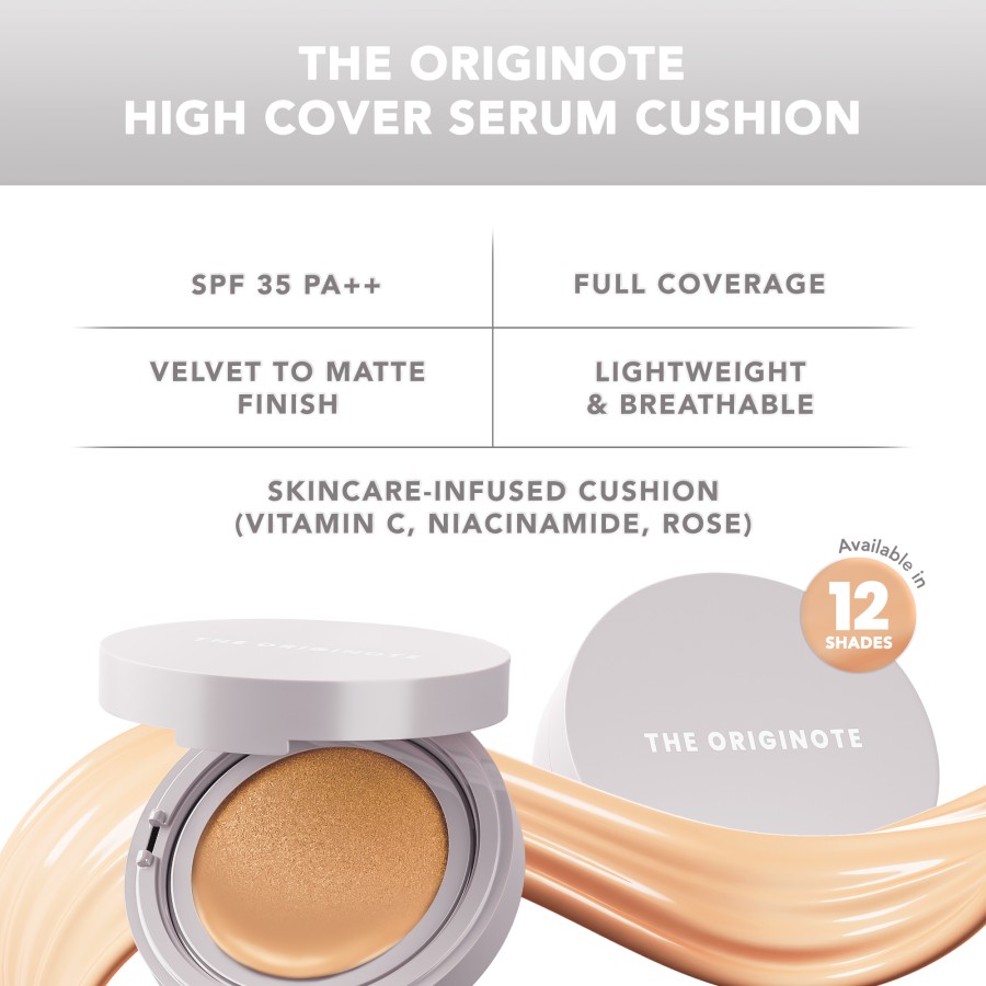 The Originote The Originote High Cover Serum Cushion Medium Warm