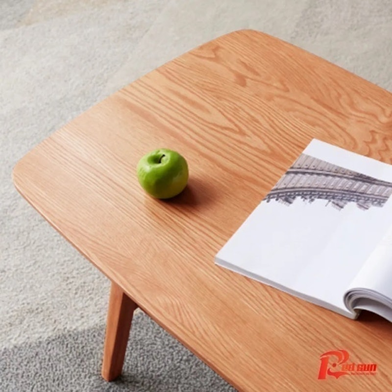 Meja Kopi Kayu Solid Gaya Nordic 4