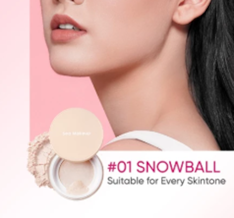 Sea Makeup Acne Blur and Set Loose Powder Snowball 5