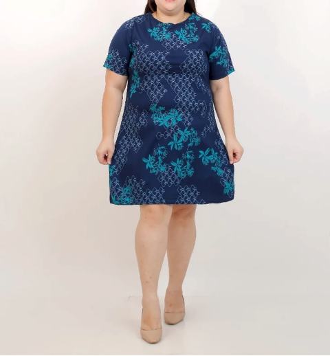 Bigisize Bigisize Dress Batik Wanita Size Jumbo  038 Mrs1