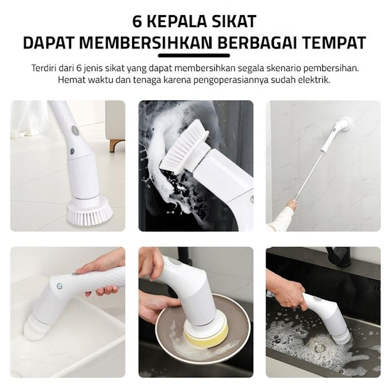 GM Bear Sikat Kamar Mandi Electric 6in1 3