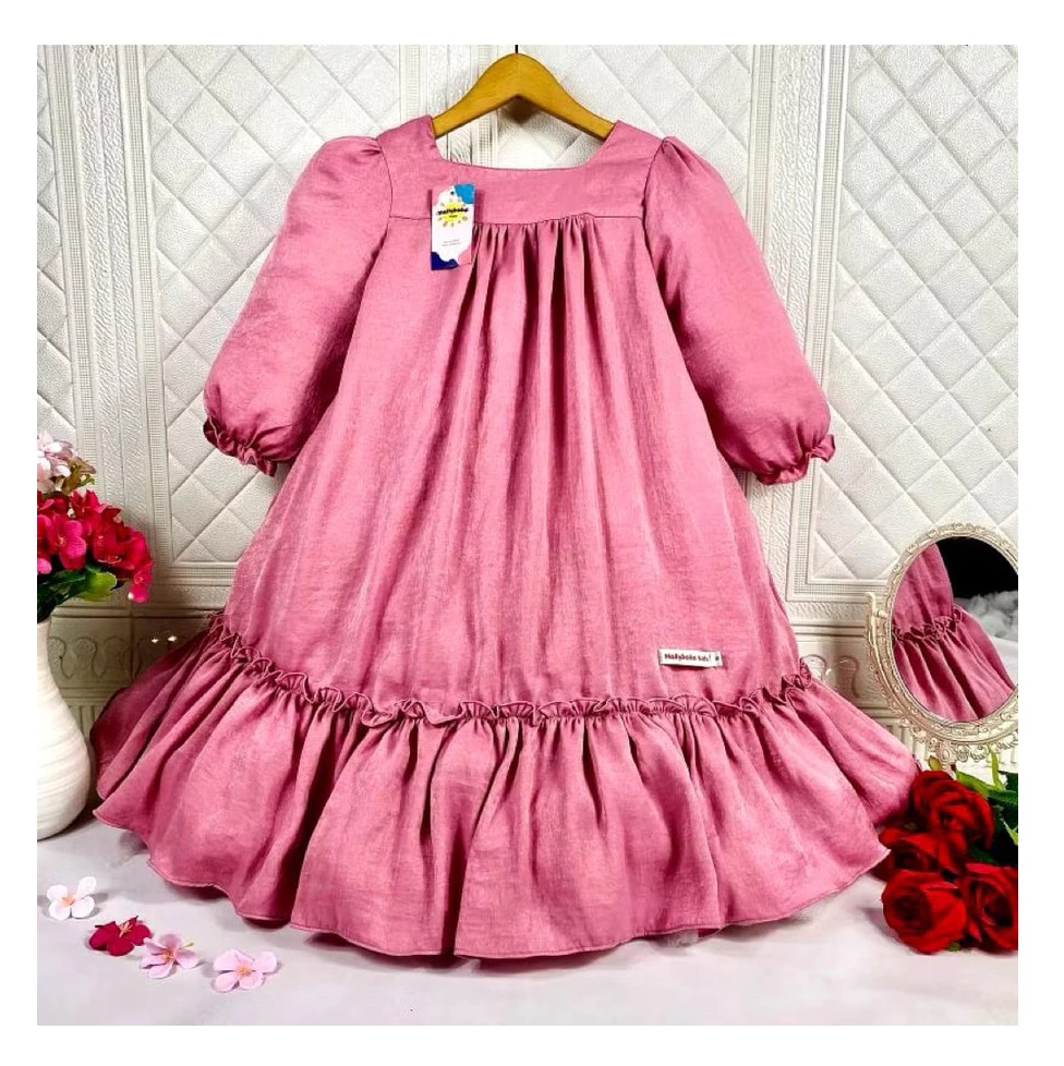 Hallybaba Kids x RICIS MOANA Gamis Anak Perempuan 4