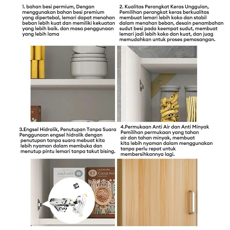  SERENE SPACES Kitchen Set Atas