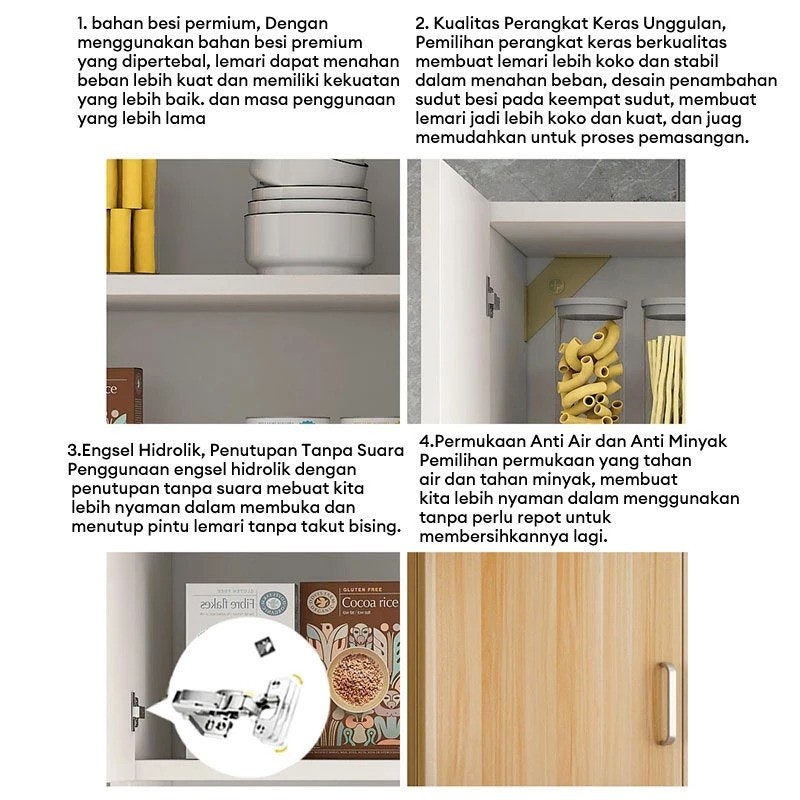 SERENE SPACES Kitchen Set Atas 3
