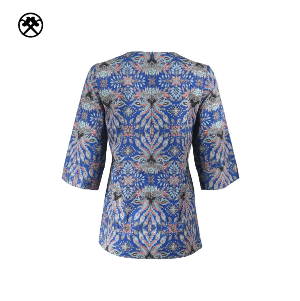 Batik Keris Batik Keris Blouse Batik Lengan 3/4 Mekar Manis