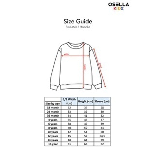 Osella Sweater Anak Laki Laki Hoody Ride White