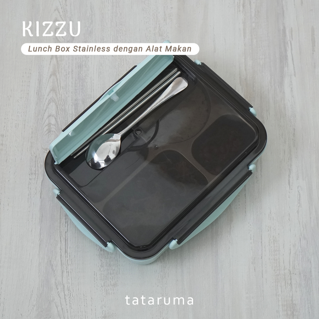 Tata Ruma Indonesia Tataruma Kizzu Lunch Box Stainless 