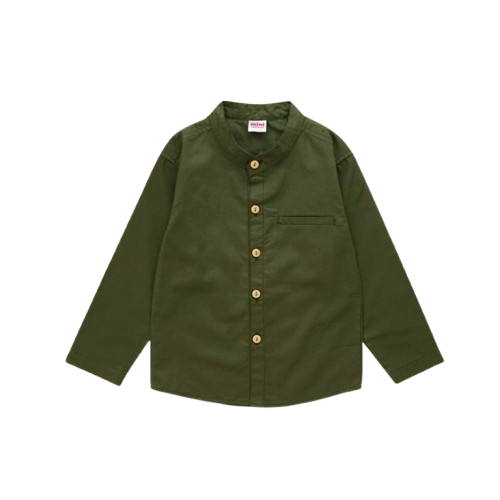 MINI COTTONS Kemeja Koko Anak Lengan Panjang 