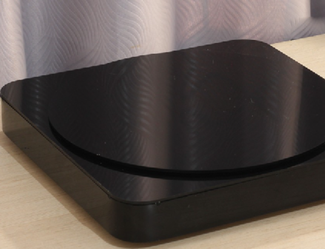 Black Acrylic Rotary Cake Display 