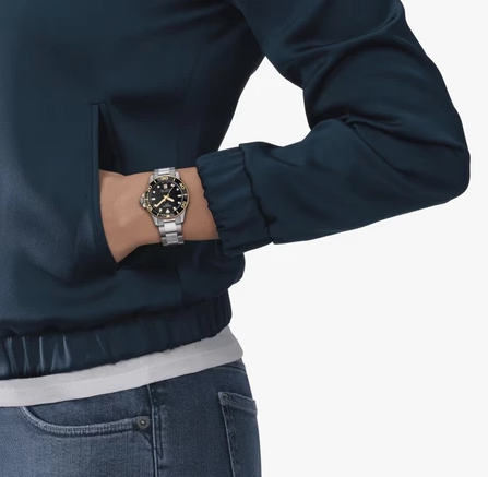 Tissot Seastar 1000 Black Gold Dial  5