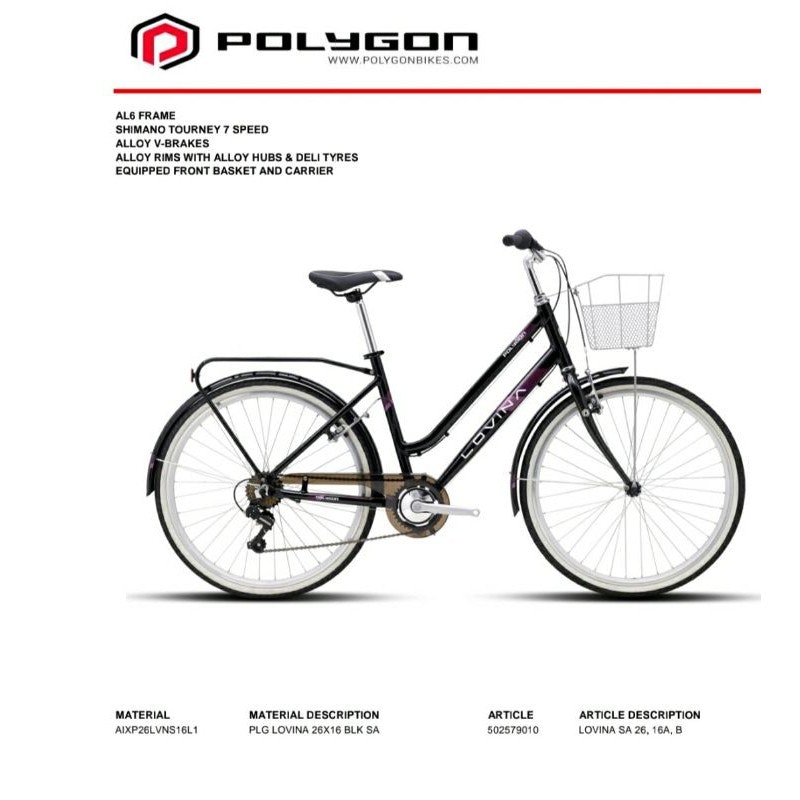 Polygon Lovina 26" CTB 3