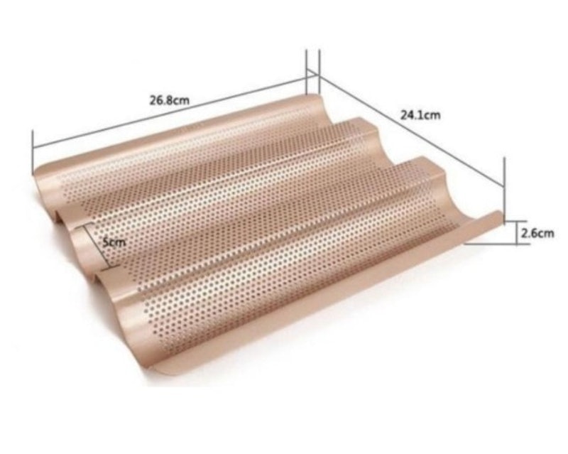 Small Non-stick Baguette Tray 4