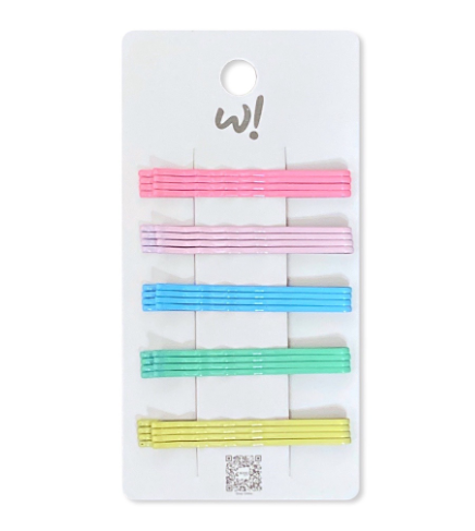 W! Accessories Jepit Slip Bobby Pin Gelombang 