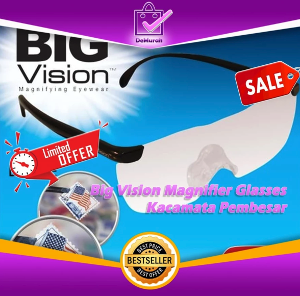  Big Vision Magnifying Glasses