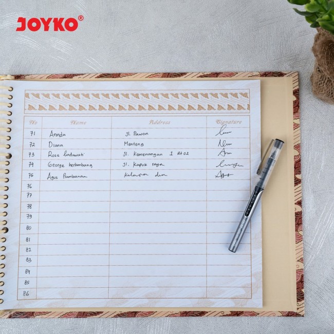Guest Book (Batik) 4