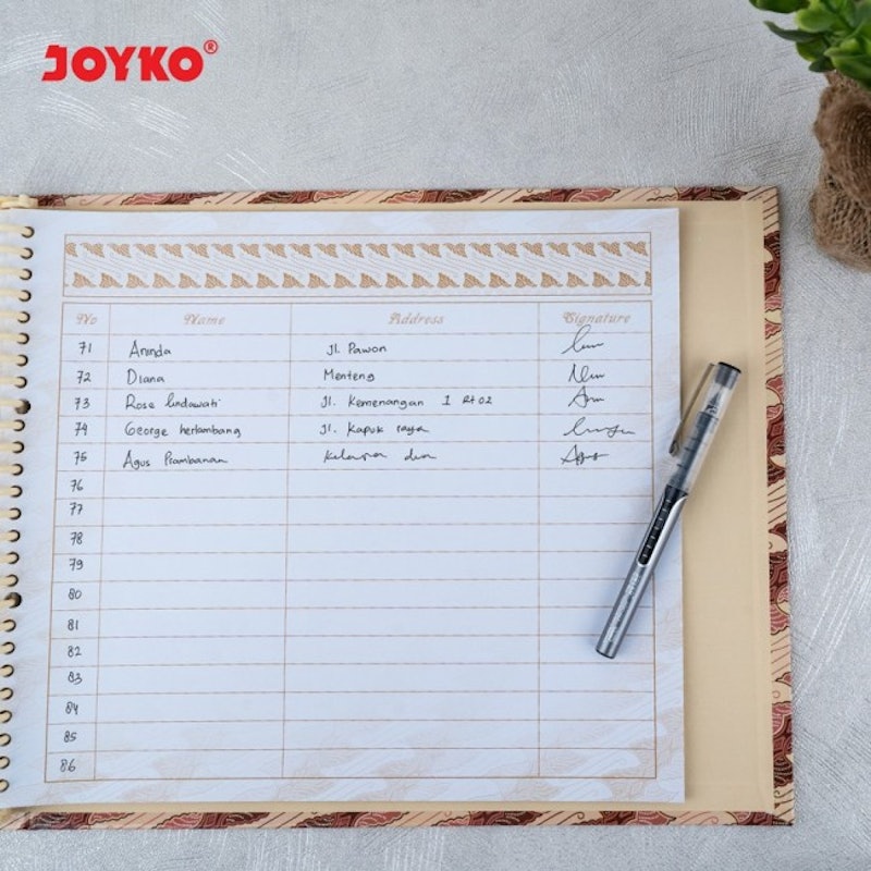 Guest Book (Batik) 4
