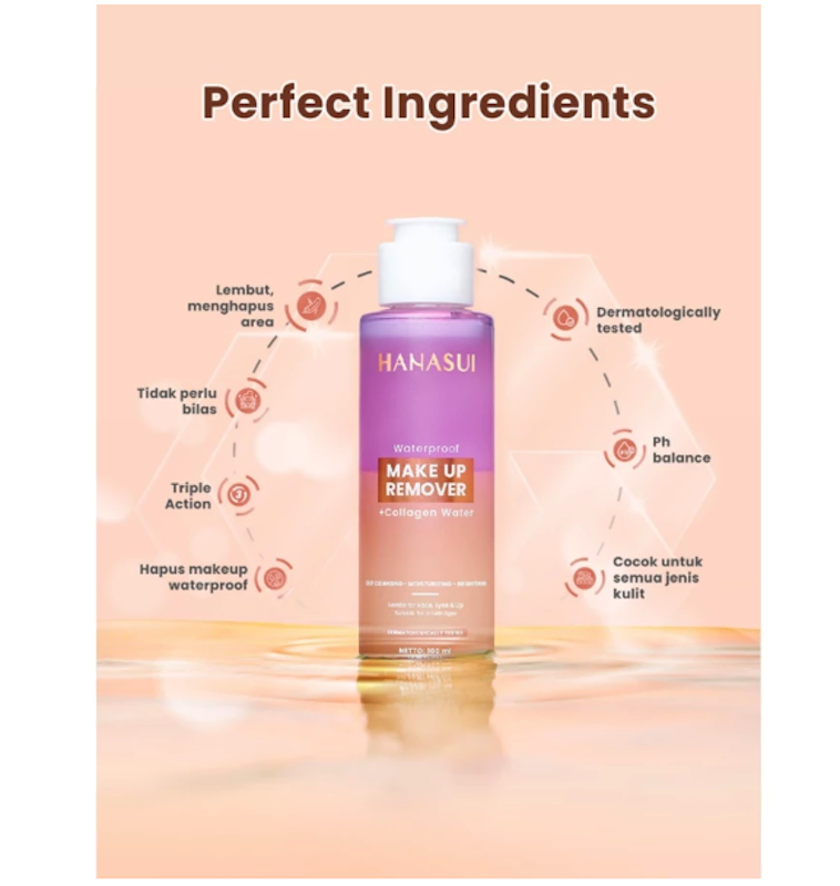 Waterproof Make Up Remover + Collagen Water 3