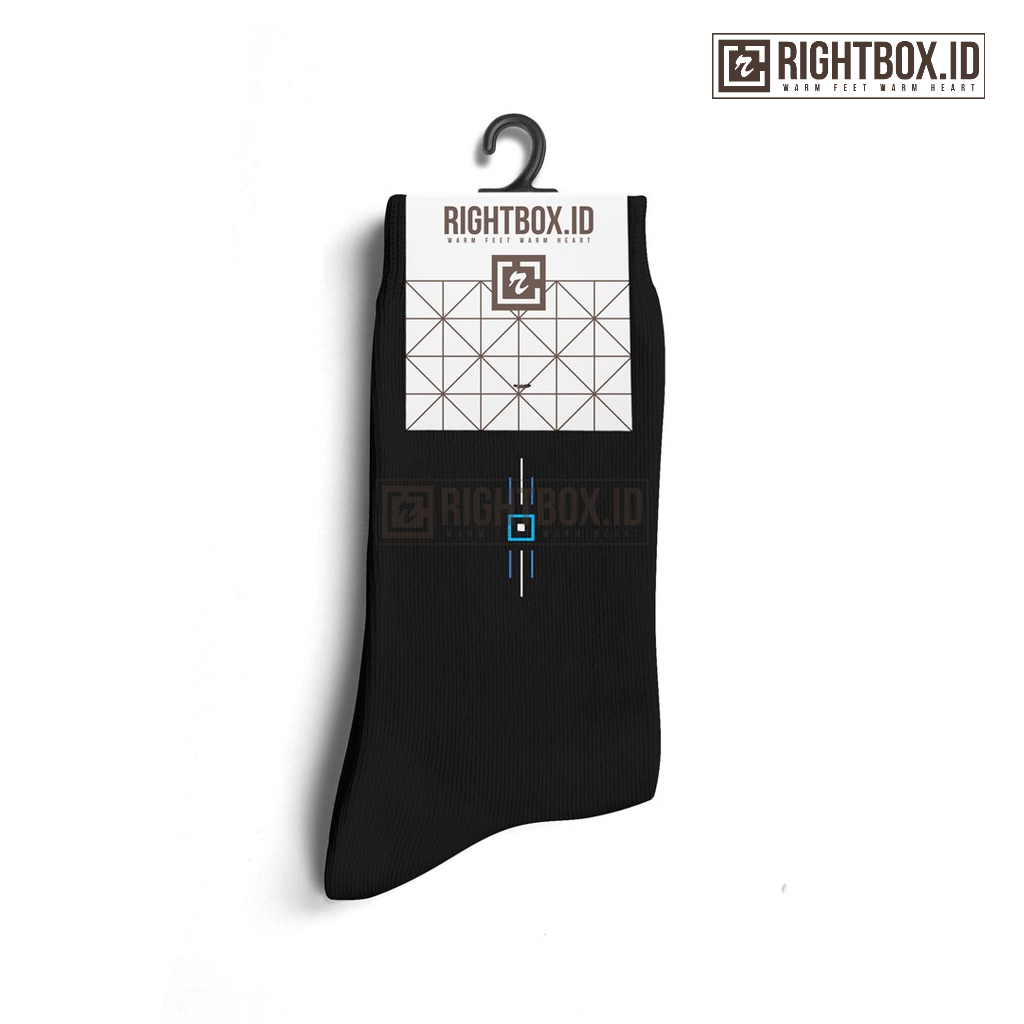  Rightbox Kaos Kaki Pria Motif Kantor
