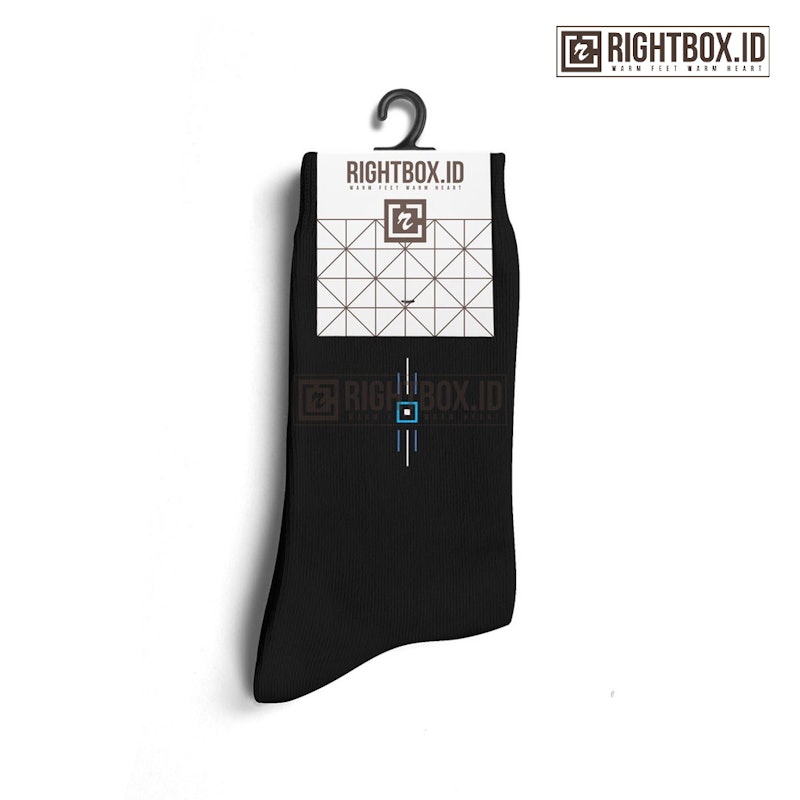 Rightbox Kaos Kaki Pria Motif Kantor 2