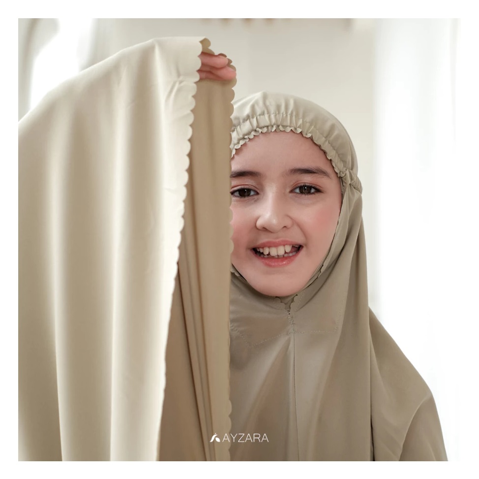 Ayzara Mukena Anak Lite Polos Ataya Series