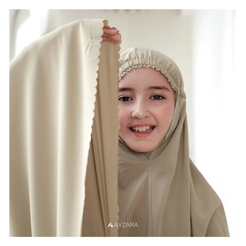 Ayzara Mukena Anak Lite Polos Ataya Series 5