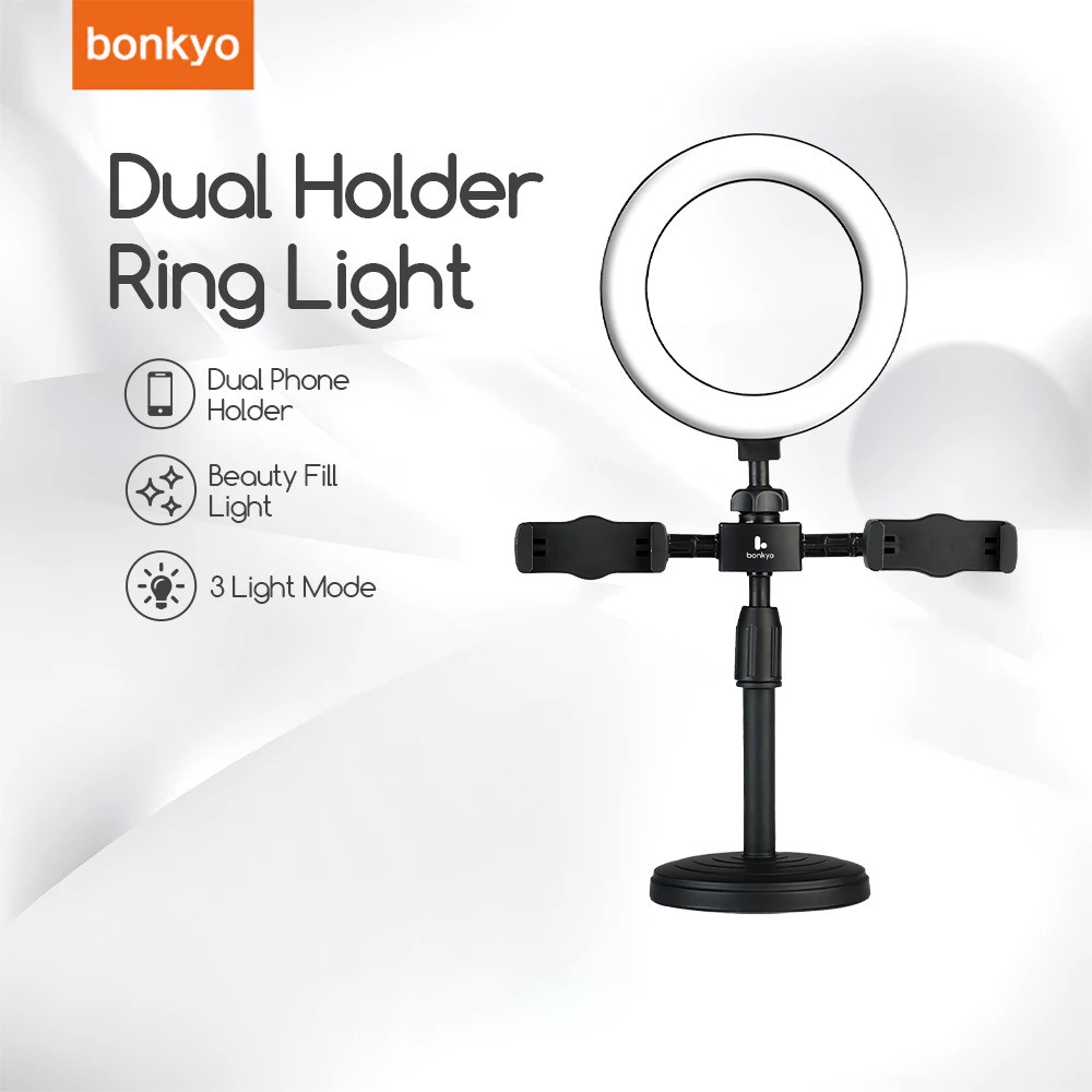  Bonkyo Dual Holder Ring Light