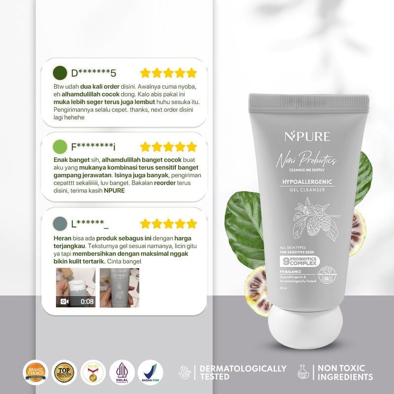 Noni Probiotics Cleanse Me Softly Gel Cleanser 50ml 5
