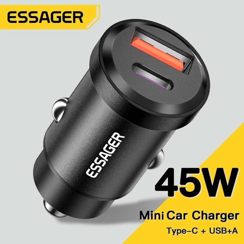 Essager Mini Car Charger 45W 5