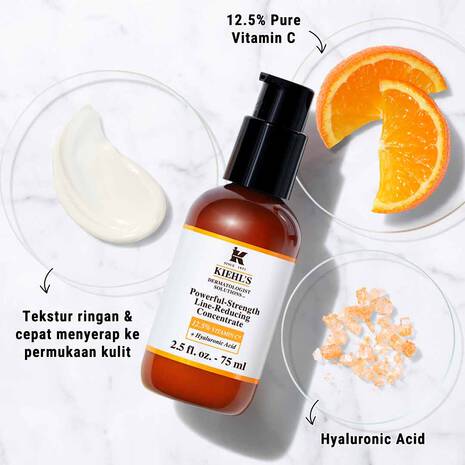 Kiehl's Powerful-Strength 12.5% Vit C Serum with Hyaluronic Acid
