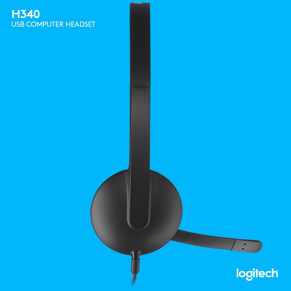 Logitech International Logitech USB Computer Headset H340
