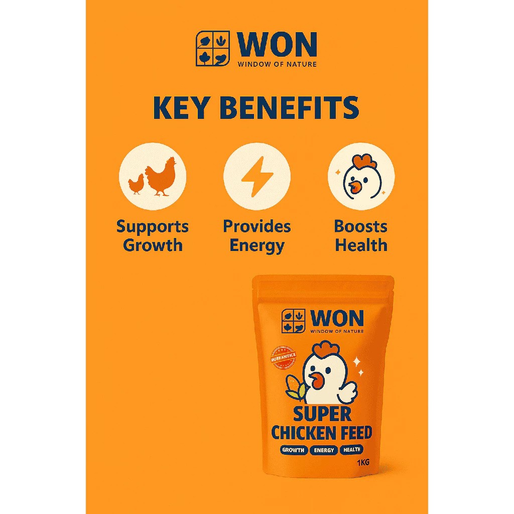  WON Super Chicken Feed Petelur Pelet 1 kg