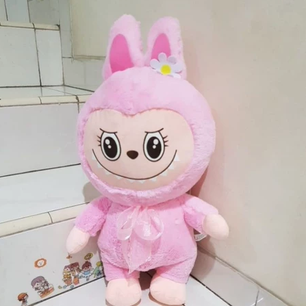 Boneka Labubu the Monster Exciting Macaron Jumbo Size 4