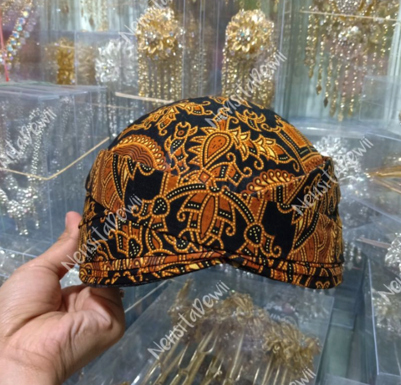 Blangkon Solo Motif Jarik 2
