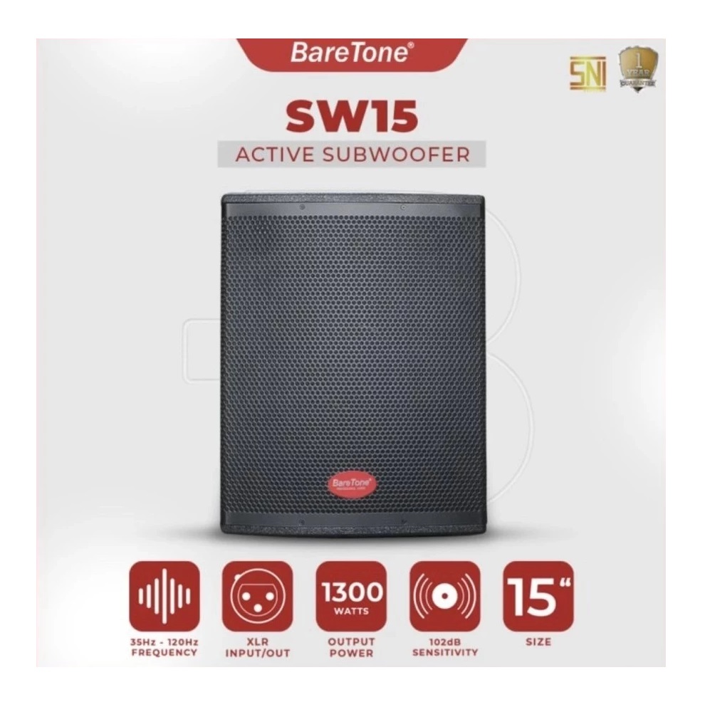 BareTone BareTone Active Subwoofer  SW15